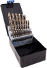 29 Piece SAE Cobalt High Speed Steel Drill Bit Set -- 92129