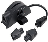 CyberPower Notebook Surge Protector - Surge suppressor - AC -- CPS500NBP