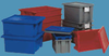 Blue Quantum Stack and Nest Totes -- 52753