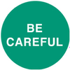Hard Hat Emblems (B-946; White on Green; Indoor/Outdoor Vinyl Film; 2