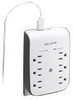 Belkin USB Charging 6-outlet Surge Protector - surge suppressor -- BV106050-CW