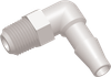 Commercial Grade Barb to Thread Elbow Connector Male Thread -- AP081227KM12P-Image