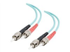 2M AQUA FIBER ST/ST LOMMF 50/125 10GB TAA -- 11026