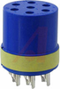 connector comp,insert only,size 24,blueinsul,7 #8 solder cup socket contact - 70141400 - Allied Electronics, Inc.