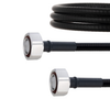 Outdoor Rated Low PIM 7/16 DIN Male to 7/16 DIN Male Cable SPO-375 Coax in 100 cm Using Times Microwave Parts and RoHS - FMCA2062-100CM - Fairview Microwave Inc.