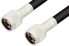 N Male to N Male Cable 48 Inch Length Using RG8 Coax, RoHS - PE3570LF-48 - Pasternack