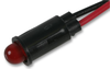 Panel Mount Indicator, Led, 6.35Mm, Red, 12V; Led Color Dialight - 98F6528 - Newark, An Avnet Company