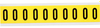 34 Series Indoor Numbers and Letters - 3430-O - Brady Corporation