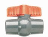 Cole-Parmer Ball Valve; full-port, CPVC, 1