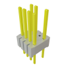 Headers, Male Pins - 612-HTMS-104-01-S-D-006-ND - DigiKey