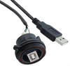 BULGIN PX0844/B/0M50/ACOMPUTER CABLE, USB 2.0, 0.5M, BLACK - 135-PX0844/B/0M50/A - Utmel Electronic Limited