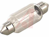 LAMP, T-2 1/2 FESTOON, 12V, 3W, .25 AMPS - 70216120 - Allied Electronics, Inc.