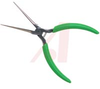 6 IN. LONG NEEDLE NOSE PLIERS, SERRATEDJAWS, GREEN CUSHION GRIPS, CARDED - 70222686 - Allied Electronics, Inc.