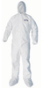 Kimberly-Clark Kleenguard A40 White Small Microporous Film Laminate Disposable General Purpose & Work Coveralls - 036000-30939 - 036000-30939 - R. S. Hughes Company, Inc.