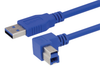 Usb Cable, 3.0 A Plug-B Plug, 1M, Blue; Connector A L-Com - 43AC1636 - Newark, An Avnet Company