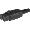 IEC Plug 400 VDC, Rewireable, Straight, max. Cable Diameter 9.2 mm -- GC21 - Image