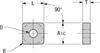 Square Chip Control Insert - SNMG-433-FF - Greenleaf Corporation