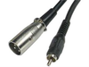 12' 3P XLR Plug to RCA Plug Cable - 203244 - Computer Network Accessories, Inc.