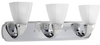 Three-Light Wall Bracket Light Fixture - P2848-15 - bulbs.com