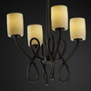 POR-8910-10-BMBO-DBRZ Mid. Chandeliers-Glass Up - 670629 - Capital Lighting, Inc.