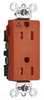 Duplex/Single Receptacle - TRIG26262 - Hubbell Wiring Device-Kellems