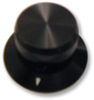 Knob, Al, 19/28.5Mm, Black, 6.4Mm; Shaft Type Multicomp - 74M2528 - Newark, An Avnet Company