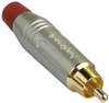 Rca Connector, Plug, 2Pos, Satin/red Rohs Compliant Amphenol Sine/tuchel - 65AH3677 - Newark, An Avnet Company