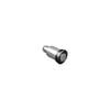 Spring Loaded Plunger, Flare-in, Small Size, Without hold-open feature, Steel, Black Knob - 56-170-1-000 - Southco