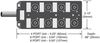 Single Key (M12) Micro-Link Dist Box, 8 Outlet, 10M cable -- 3400024 - Image