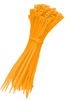Cable Tie, Nylon 6.6, 100Mm, Orange Rohs Compliant Pro Elec - 76AH9927 - Newark, An Avnet Company