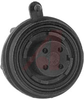 Connector; Socket; 4; 16 AWG; Screw; 6 A; 250 V; 10 Milliohms (Max.); Panel -- 70099240