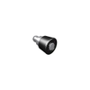 Spring Loaded Plunger, Flare-in, Large Size, With hold-open feature, Steel, Black Knob - 56-271-2-000 - Southco