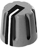 Round Knurled Knob W/ Line Ind, 0.125In; Shaft Type Ehc (Electronic Hardware) - 39M3648 - Newark, An Avnet Company