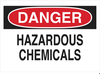 Chemical & Hazardous Materials Sign - 25441 - Brady Corporation