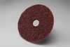 3M Scotch-Brite SC-DH Non-Woven Aluminum Oxide Hook & Loop Disc - Medium Grade - 5 in Diameter - 7/8 in Center Hole - 00644 - 048011-00644 - R. S. Hughes Company, Inc.
