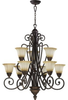 6126-9-44 Large Chandeliers-Glass Shade - 759947 - Capital Lighting, Inc.