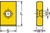 Auto T-Line insert for milling - LNE 433-20 3020 - Sandvik Coromant Co.