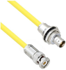 Halogen Free Cable Assembly TRB 3-Slot Plug to Insulated Bulk Head 3-Lug Cable Jack .245