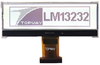 132*32 Graphic LCD Display Module with SPI and Parallel interface -- LM13232BCW-1 - Image