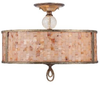 6-3537-3-128 Semi-Flush Mts.-Drum Shade - 656911 - Capital Lighting, Inc.