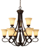 8106-9 CDB Mid. Chandeliers-Glass Up - 454280 - Capital Lighting, Inc.