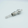 Power Feedthrough, 2000 Volts, 10 Amps, 6 Pins, 0.056″ Alumel Conductors, 0.5″ NPT Fitting - A0424-8-NPT - MPF Products, INC.