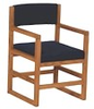 Arm Chair with Sled Base-JC740 - JC740 - Jess Crate Furniture