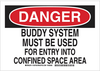 Confined Space Sign - 126758 - Brady Corporation