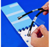 Brady B-427 White Vinyl Thermal Transfer Die-Cut Thermal Transfer Printer Cartridge - 1.25 in Width - 1 in Height - M-103-427 - 754473-08341 - R. S. Hughes Company, Inc.