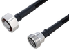 Fire Rated 7/16 DIN Male to 7/16 DIN Female Low PIM Cable 150 cm Length Using SPF-375 Coax Using Times Microwave Parts - PE3C6509-150CM - Pasternack