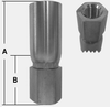 SHF90L SERIES - STAINLESS STEEL FEMALE PIPE -- SHF90L-04-04FP - Image