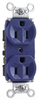 Duplex/Single Receptacle -- 5262-BL - Image