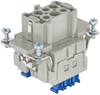 Heavy Duty Insert, Rcpt, 6B, 6Pos, 14Awg; Product Range Harting - 85Y2751 - Newark, An Avnet Company