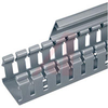 Type H Wide Finger Slotted Duct, PVC,1.5in X 3in X 6ft,LGRY - 70044194 - Allied Electronics, Inc.
